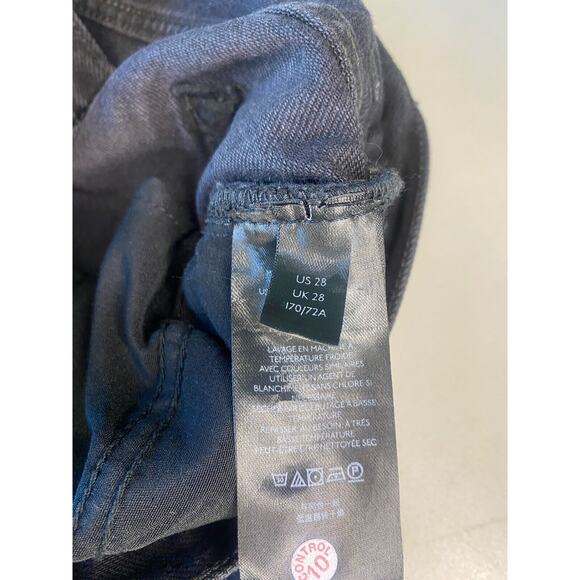 We the Free Jeans Womens Size 28 Black Thrashed Distressed Maggie Denim Pants - Picture 14 of 14